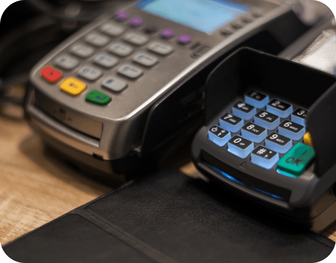 Connecting bank with merchant